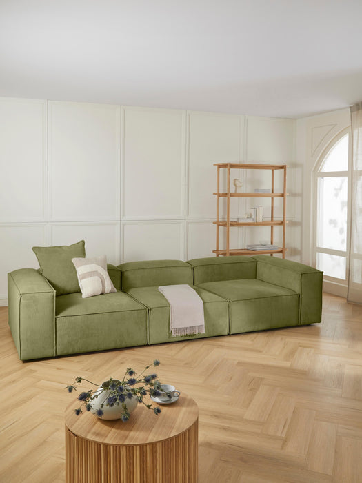 Large Corduroy Sofa Cushion Lennon 60x60 cm