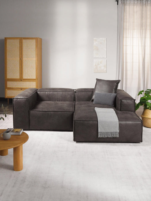 Lennon Modular Leather Corner Sofa (2-seater)