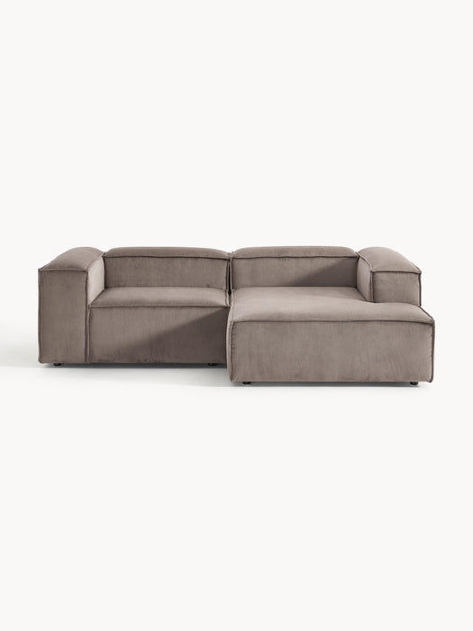 Corduroy Modular Corner Sofa Lennon 3-seater