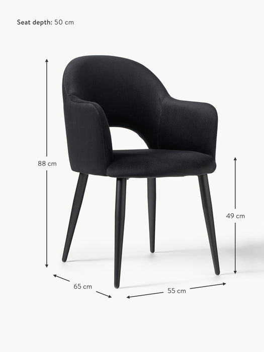 Velvet Armchair Rachel