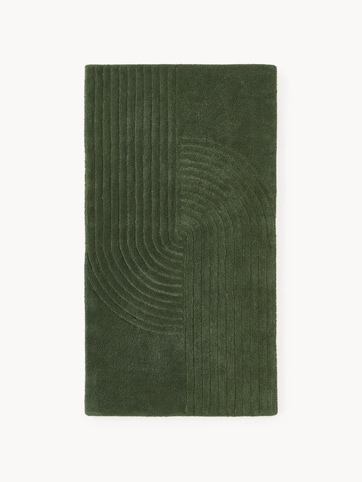 Mason High-Low Wool Rug, Hand-Tufted