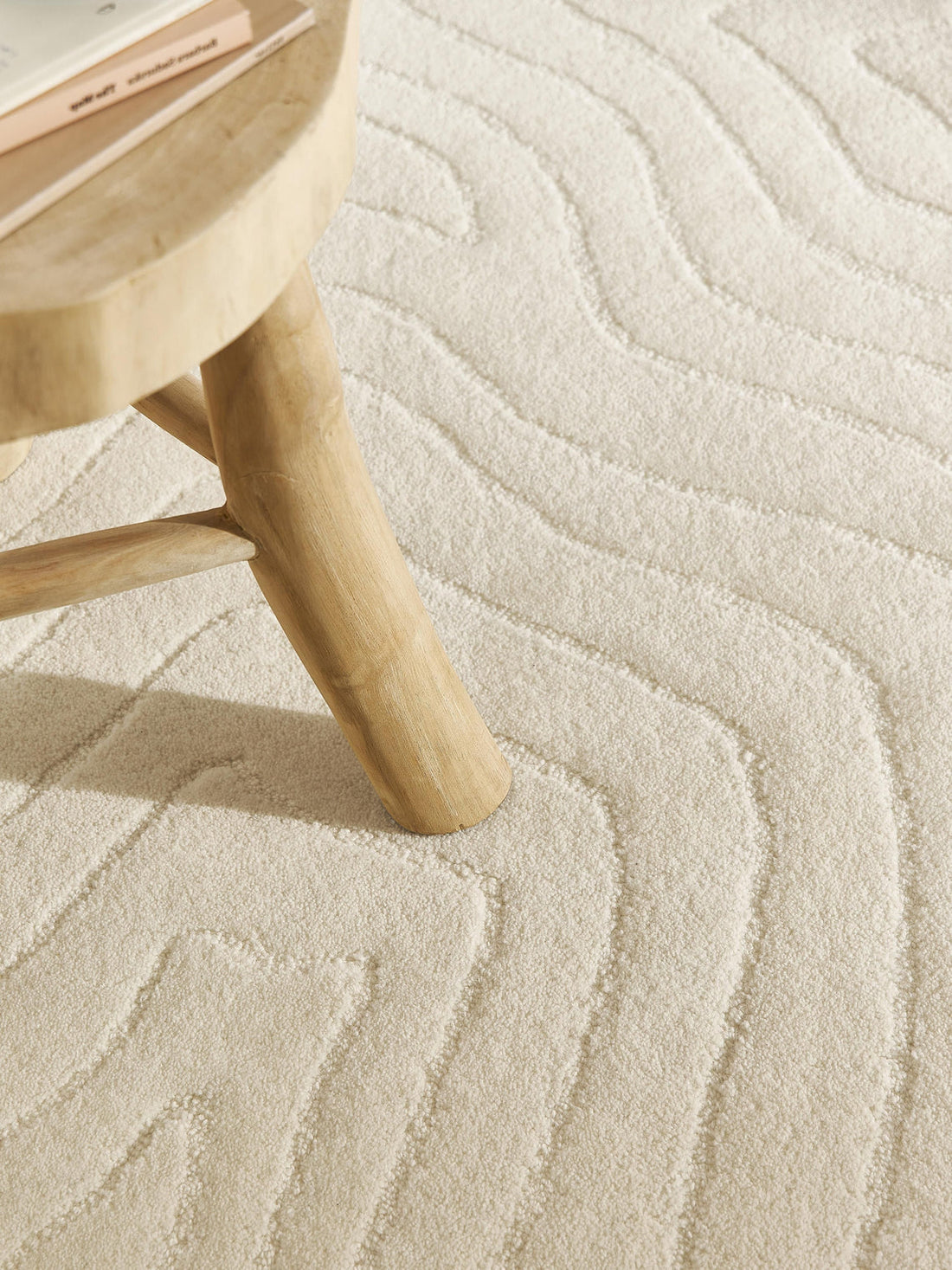 Aaron High-Low Wool Runner, Hand-Tufted
