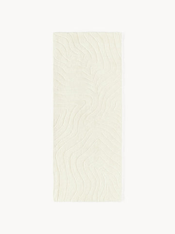 Aaron High-Low Wool Runner, Hand-Tufted