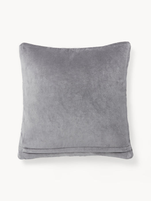 Sina Velvet Cushion Cover with Woven Pattern
