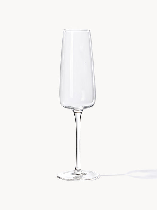 Mouth-Blown Champagne Glasses Ellery Set of 4
