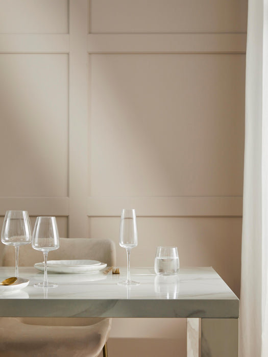Mouth-Blown Champagne Glasses Ellery Set of 4