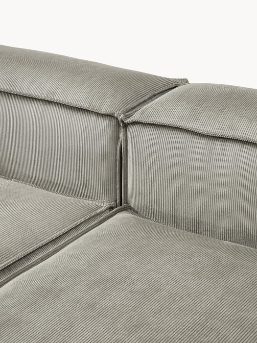 Corduroy Modular Sofa Lennon 4-seater