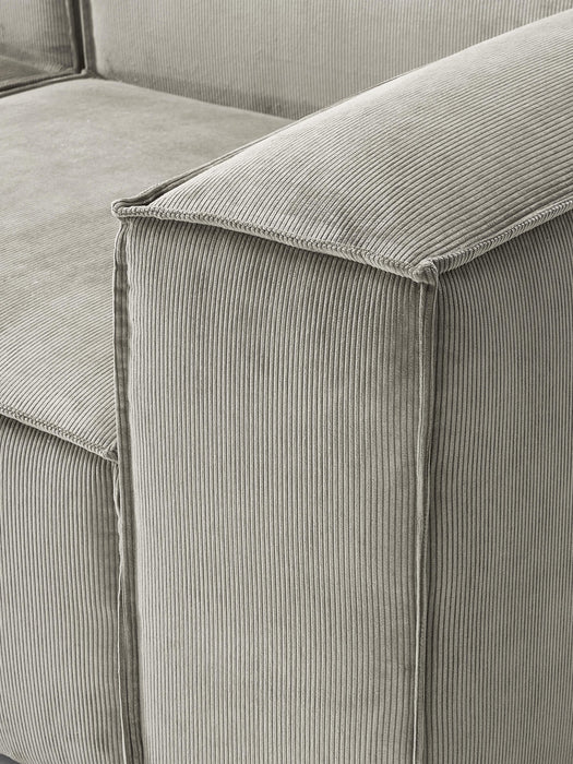 Corduroy Modular Sofa Lennon 4-seater