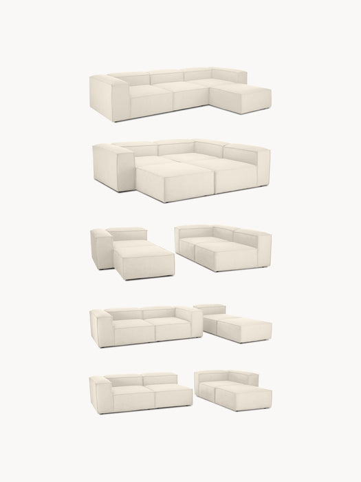 Corduroy Modular Sofa Lennon 4-seater