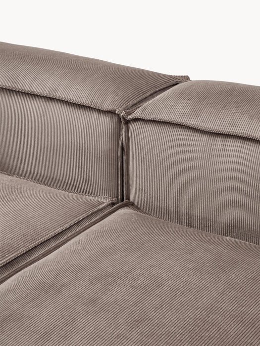 Corduroy Modular Sofa Lennon 3-seater