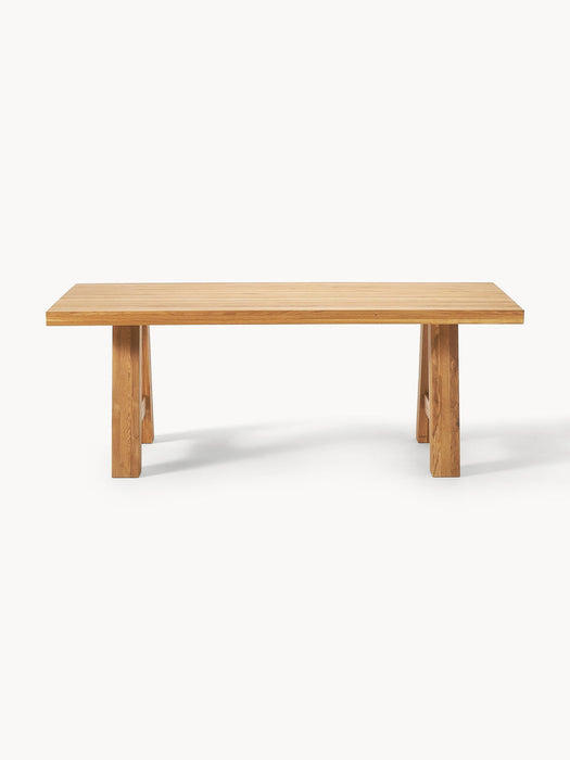 Ashton Oak Wood Dining Table, in various sizes