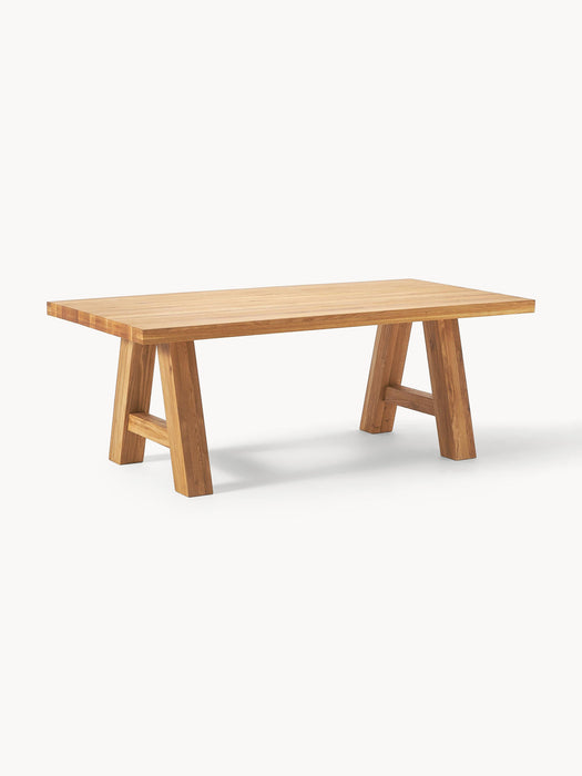 Ashton Oak Wood Dining Table, in various sizes