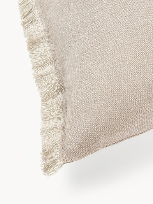 Linen Cushion Cover Luana with Fringes