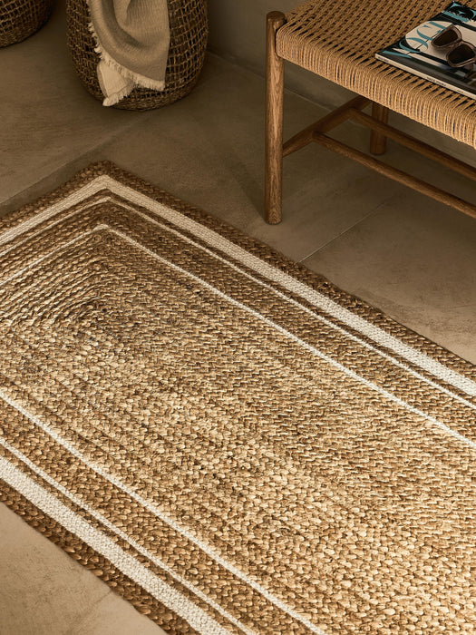 Handwoven Jute Runner Clover