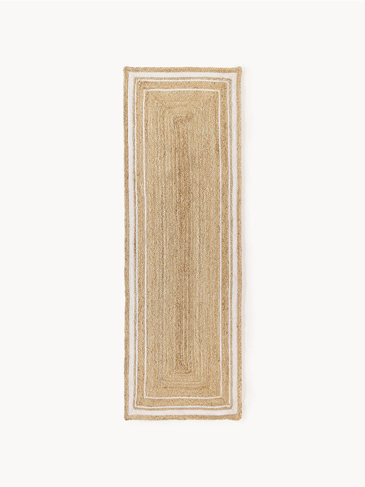 Handwoven Jute Runner Clover