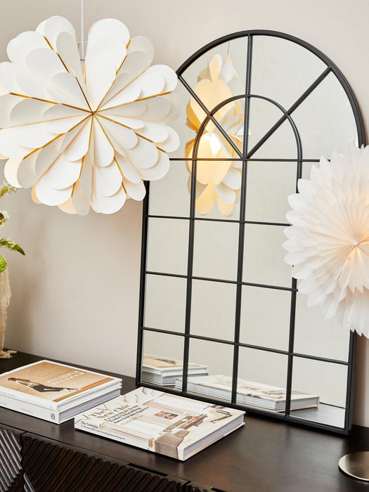 Clarita Wall Mirror in Window Style