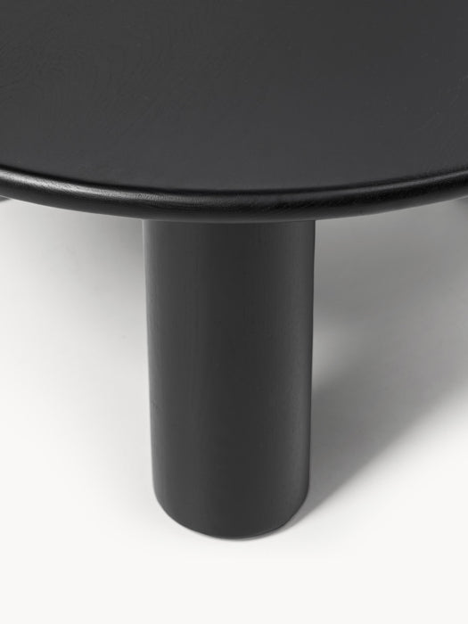 Round Oak Wood Coffee Table Didi
