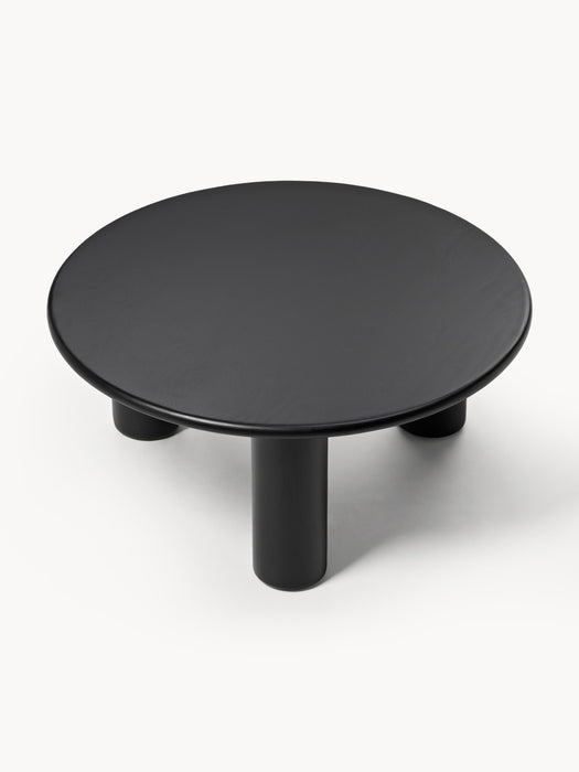 Round Oak Wood Coffee Table Didi