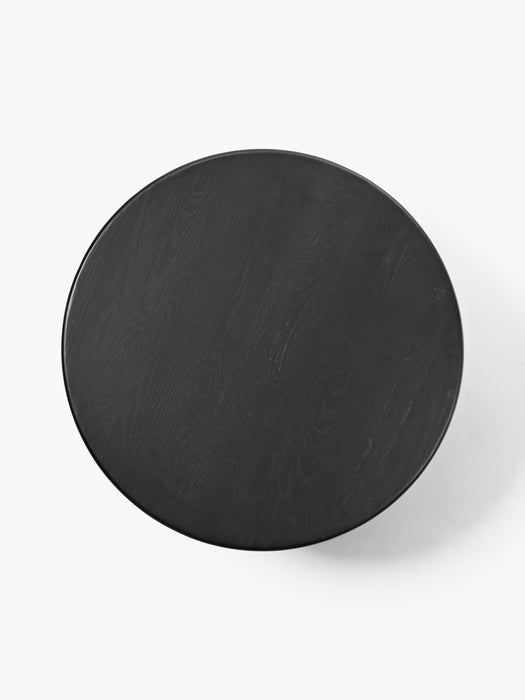 Round Oak Wood Coffee Table Didi