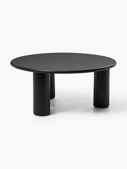 Round Oak Wood Coffee Table Didi