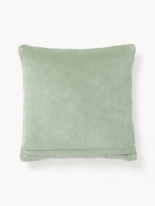 Sina Velvet Cushion Cover with Woven Pattern