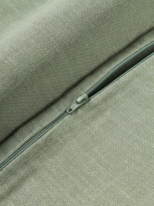 Luana Linen Cushion Cover with Fringes