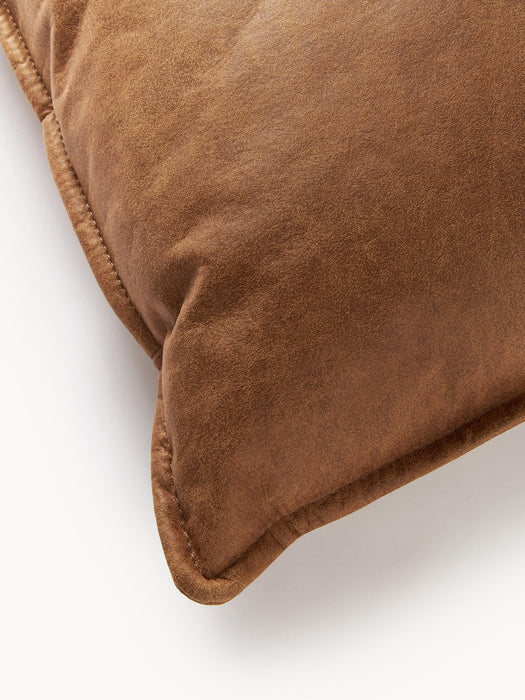 Lennon Large Leather Sofa Cushion, 60 x 60 cm
