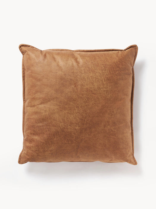 Lennon Large Leather Sofa Cushion, 60 x 60 cm