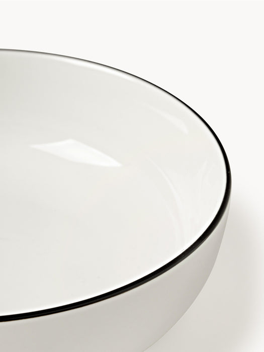Porcelain Tableware Set Facile 6 People Set of 18