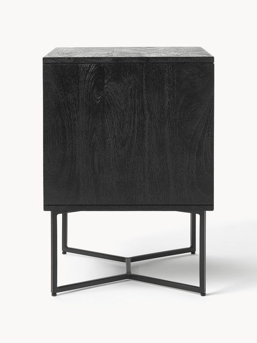Mango Wood Bedside Table Luca with Drawer