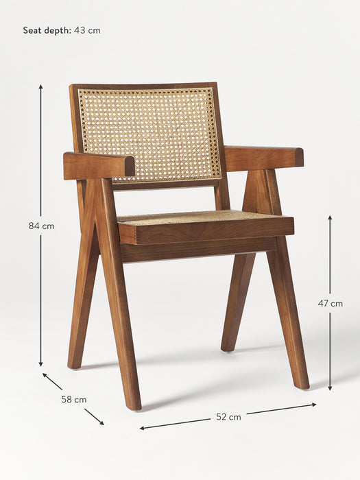 Dining Chair Sissi with Viennese Wickerwork