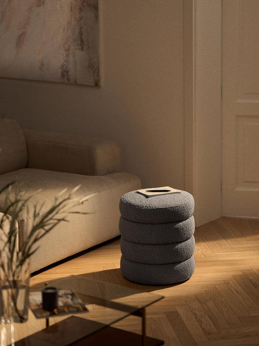 Alto Bouclé Pouffe
