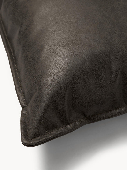 Lennon Large Leather Sofa Cushion, 60 x 60 cm