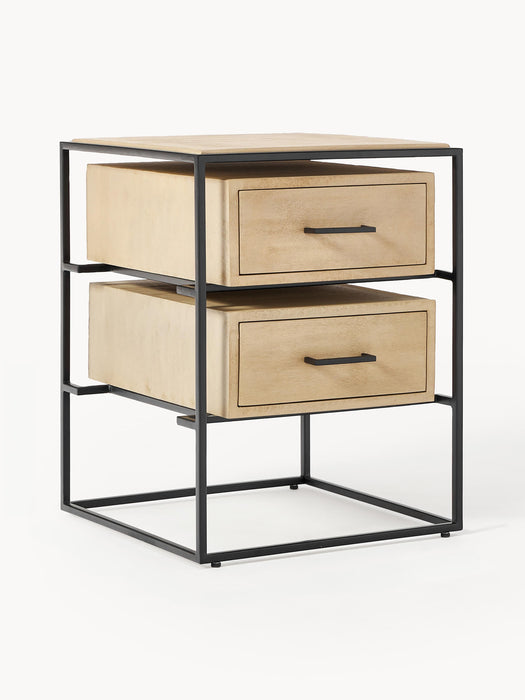 Mango Wood Bedside Table Lyle