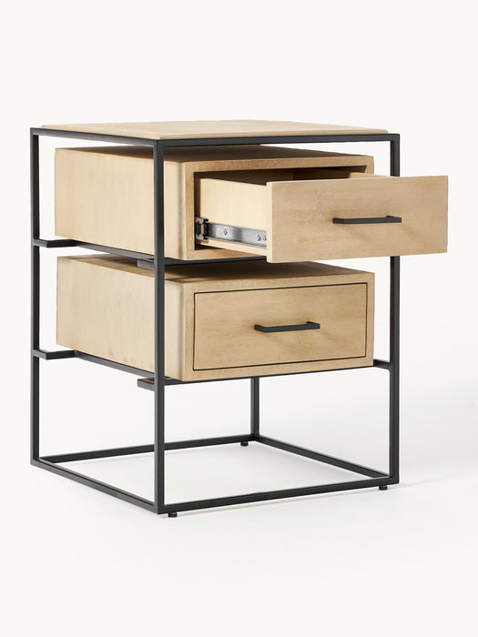 Mango Wood Bedside Table Lyle
