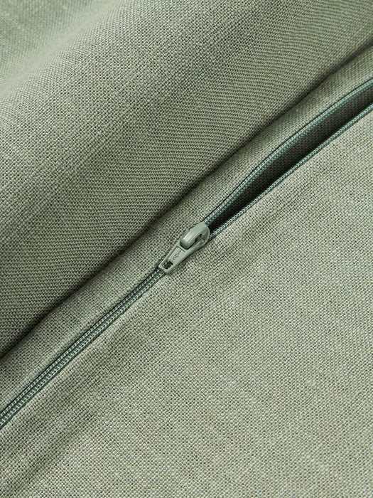 Luana Linen Cushion Cover with Fringes
