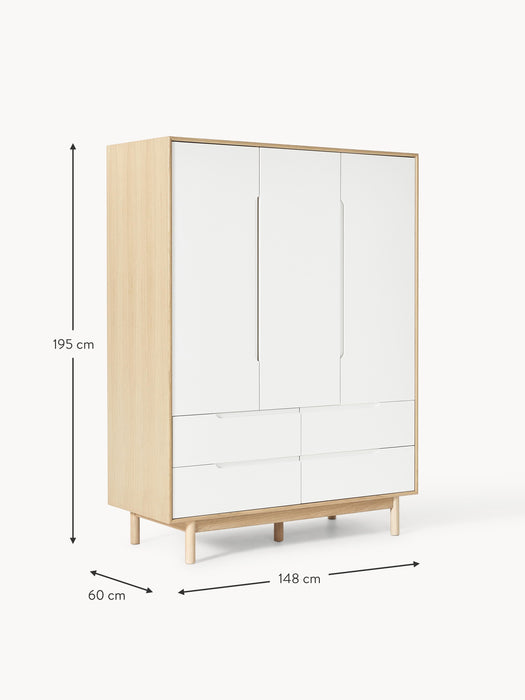 Wardrobe Cassy 3-doors