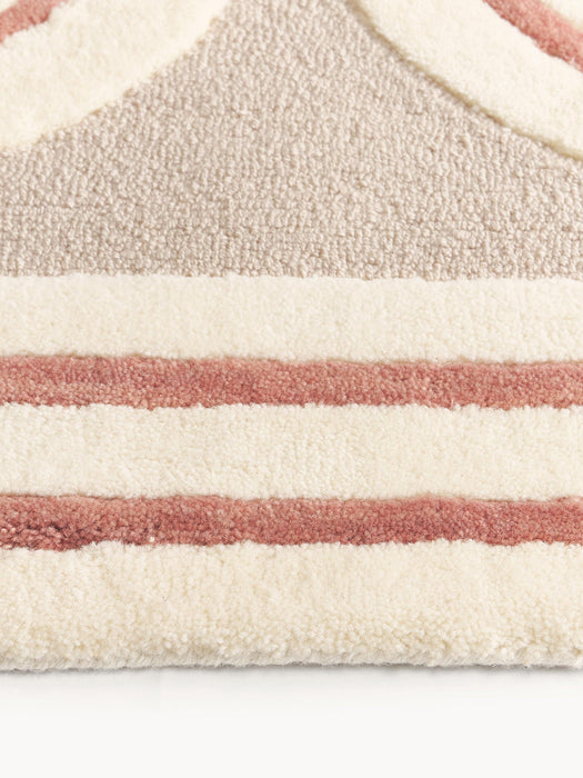 Arne High-Low Wool Rug, Hand-Tufted