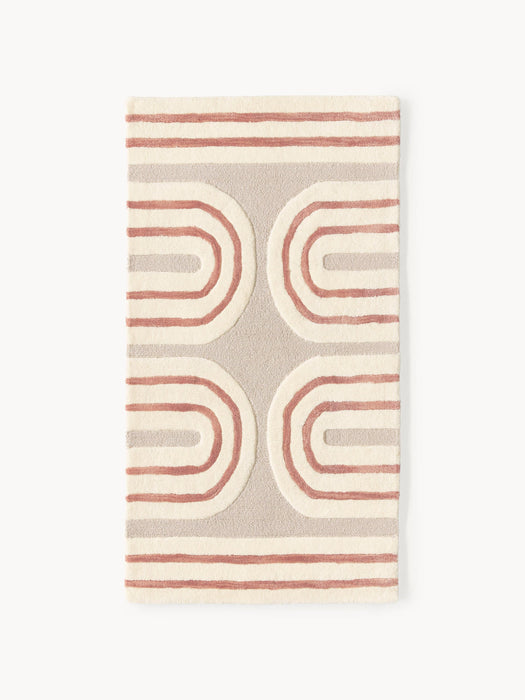 Arne High-Low Wool Rug, Hand-Tufted