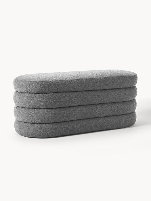 Boucl Upholstered Bench Alto