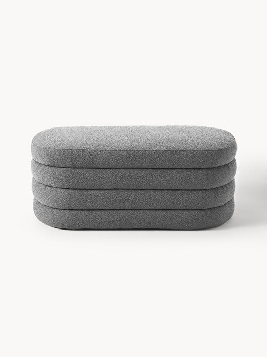 Boucl Upholstered Bench Alto