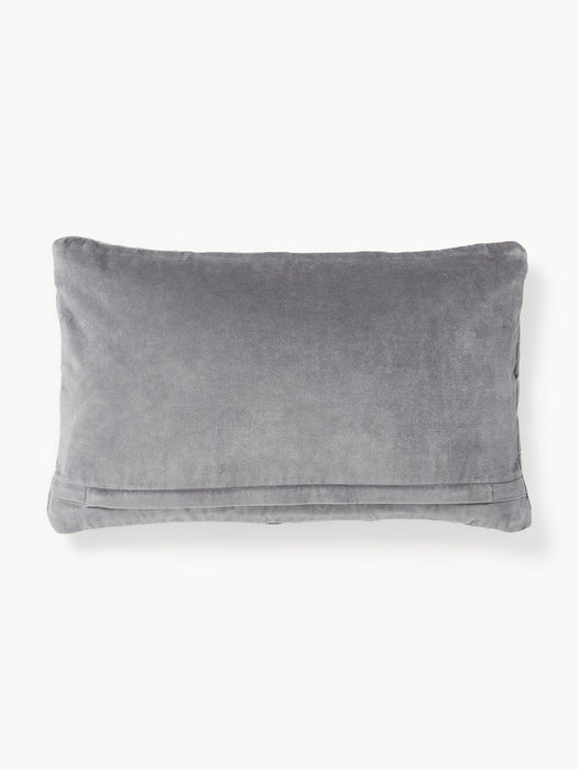 Sina Velvet Cushion Cover with Woven Pattern