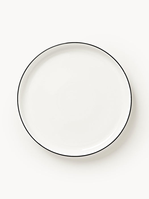 Facile Porcelain Dinner Plates, Set of 2