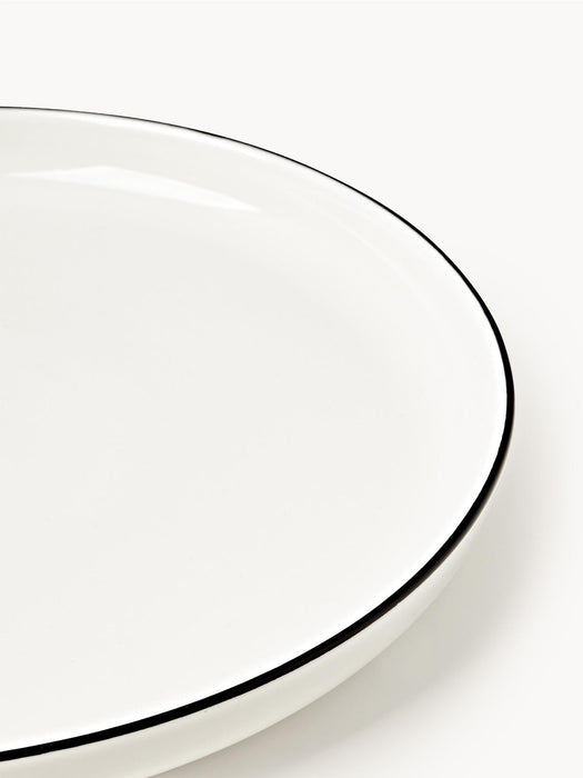 Facile Porcelain Dinner Plates, Set of 2