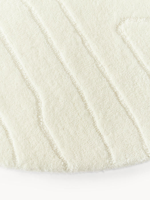 Aaron Round Hand-Tufted Wool Rug