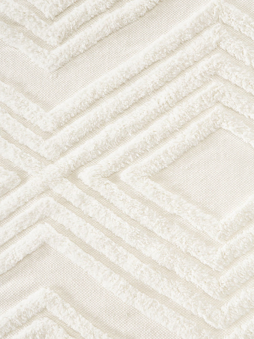 High-Low Cotton Runner Ziggy Hand-Woven