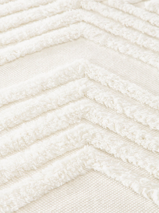 High-Low Cotton Runner Ziggy Hand-Woven