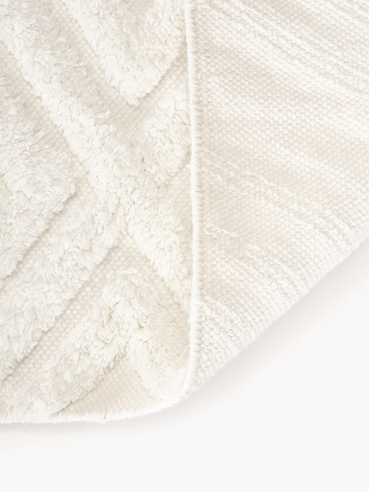 High-Low Cotton Runner Ziggy Hand-Woven