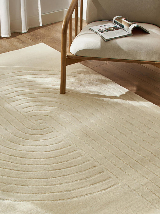 Mason High-Low Wool Rug, Hand-Tufted