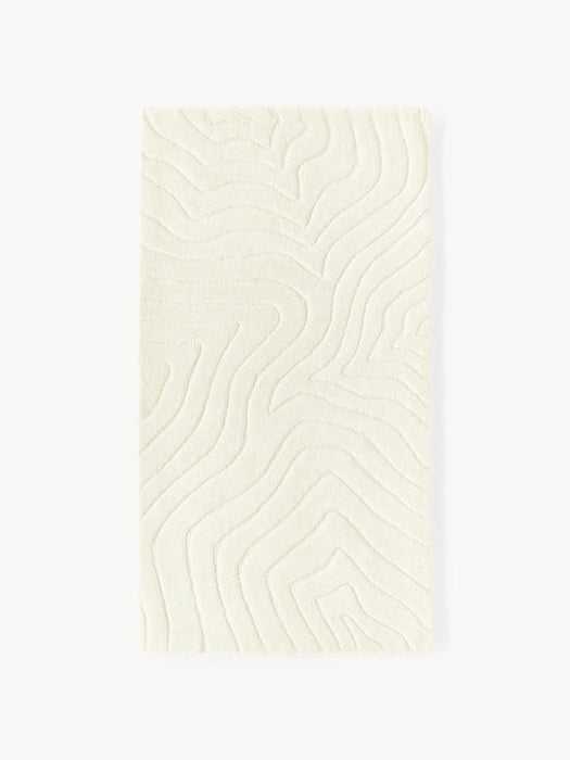 Aaron High-Low Wool Rug, Hand-Tufted
